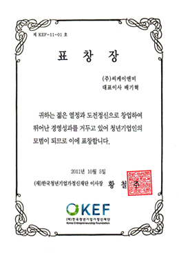 韩国青年企业家振兴财团 (2011)